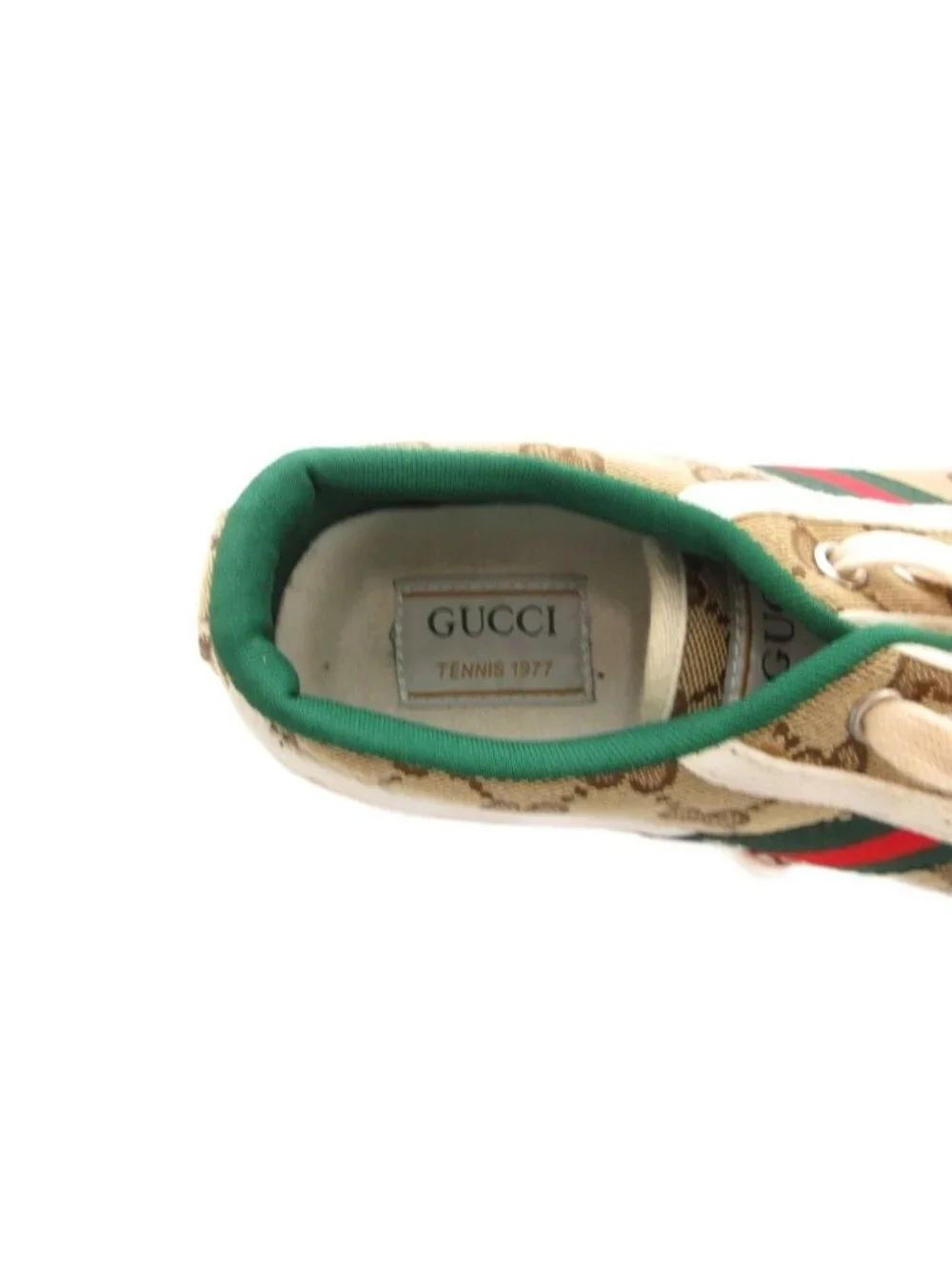 Gucci Sneakers Low Cut Sherry Line GG Canvas Beige